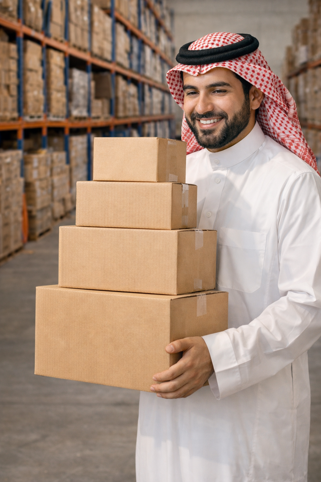 توصيل منتجات الجملة إلى المتجر